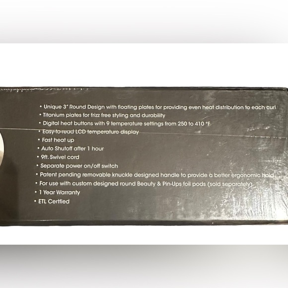 NEW | Professional/Salon | Pin-Up Iron | Beauty & Pin-Ups | Straighten & Style - Picture 3 of 4